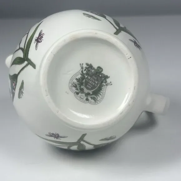 Portmeirion Botanic Garden Forget Me Not 5" Staffordshire Pitcher Jug 24oz chip - Picture 6 of 8
